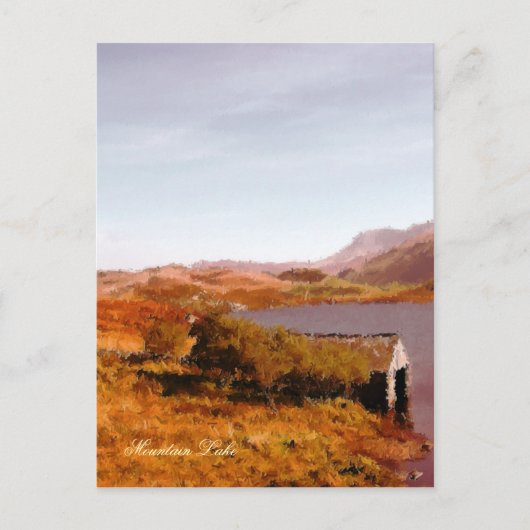 CARTE POSTALE LES MONTAGNES (Devant)