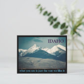 Carte Postale Les montagnes de l'Idaho (Debout devant)