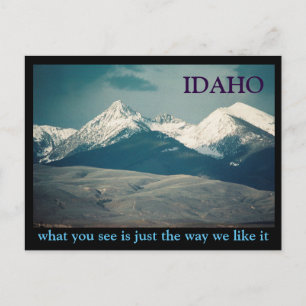 Carte Postale Les montagnes de l'Idaho