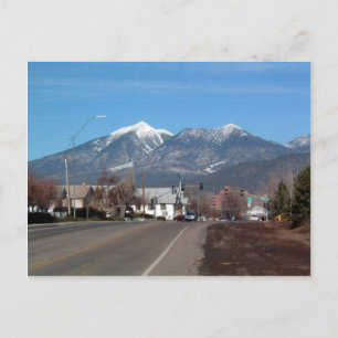 Carte Postale Les Montagnes De San Fransisco Regardant À Travers