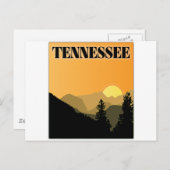 Carte Postale Les montagnes du Tennessee (Devant / Derrière)