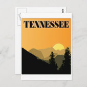 Carte Postale Les montagnes du Tennessee (Devant / Derrière)