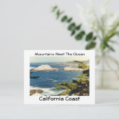 Carte Postale Les Montagnes Rencontrez L'Océan (Debout devant)