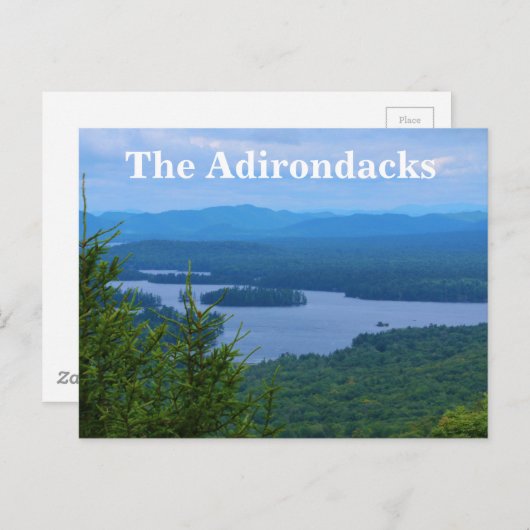Carte Postale Les monts Adirondack (Devant / Derrière)