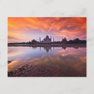 Carte Postale Les monuments   Coucher de soleil de Taj Mahal