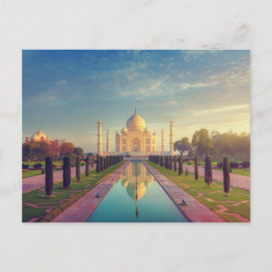 Carte Postale Les monuments Couleurs du Taj Mahal
