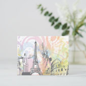 Carte Postale Les monuments du monde (Debout devant)