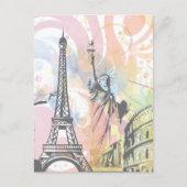 Carte Postale Les monuments du monde (Devant)