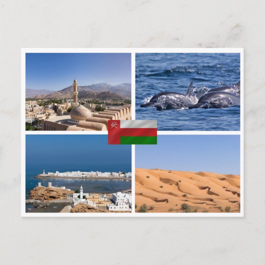 Carte Postale Les monuments du Sultanat d'Oman (Devant)