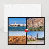 Carte Postale Les monuments du Sultanat d'Oman (Devant / Derrière)
