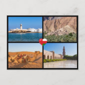 Carte Postale Les monuments du Sultanat d'Oman (Devant)
