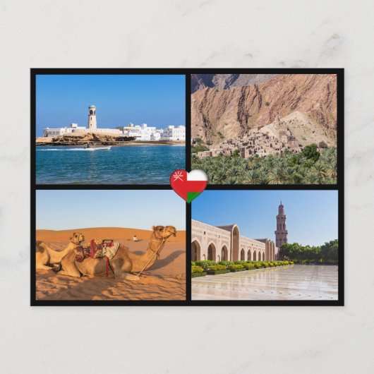 Carte Postale Les monuments du Sultanat d'Oman (Devant)
