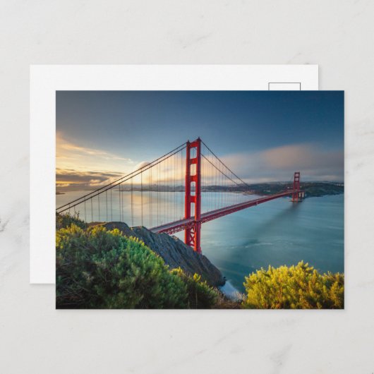 Carte Postale Les monuments | Golden Gate San Francisco (Devant / Derrière)