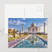 Carte Postale Les monuments | Taj Mahal Sunrise (Devant / Derrière)