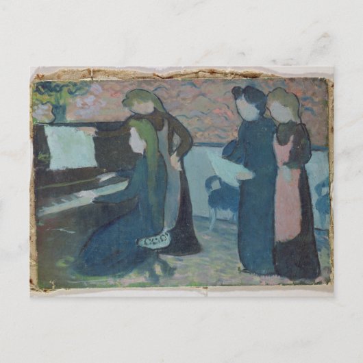 Carte Postale Les musiciens, c.1892 (Devant)