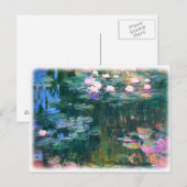 Carte Postale Les nénuphars de Monet (Devant / Derrière)