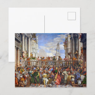 Carte Postale Les Noces de Cana Paolo Veronese