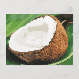 Carte Postale Les noix de coco hawaïennes fraîches