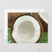 Carte Postale Les noix de coco hawaïennes fraîches (Devant / Derrière)
