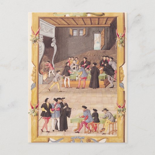 Carte Postale Les notaires et les secrétaires du roi (Devant)