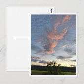 Carte Postale Les nuages sont magiques (Devant / Derrière)