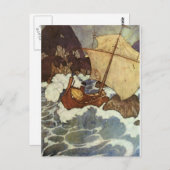 Carte Postale Les nuits arabes de Dulac (Devant / Derrière)