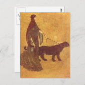 Carte Postale Les nuits arabes de Dulac (Devant / Derrière)