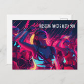 Carte Postale Les nuits de la ville rave (Devant / Derrière)