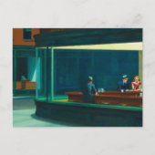Carte Postale Les nuits Edward Hopper (Devant)
