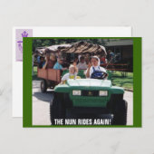 CARTE POSTALE LES NUN MARCHENT DE NOUVEAU ! (Devant / Derrière)