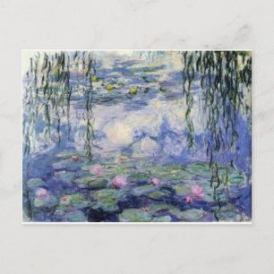 Carte Postale Les Nympheas de Claude Monet (Lilly d'eau)