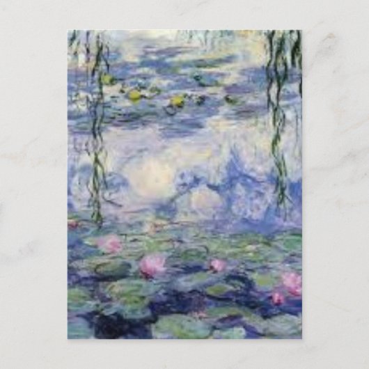 Carte Postale Les Nympheas de Claude Monet (Water Lilly) (Devant)