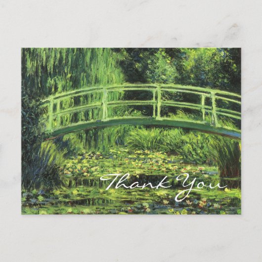 Carte Postale Les nymphes d'eau blanche de Monet (Devant)
