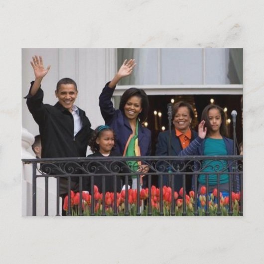 Carte Postale Les Obama (Devant)