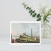 Carte Postale Les Obélisques à Alexandrie, appelé Nee de Cléopât (Debout devant)
