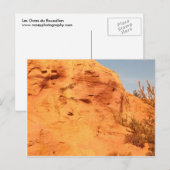 Carte Postale Les Ocres du Roussillon (Devant / Derrière)