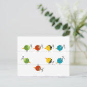 Carte Postale Les oiseaux (Debout devant)