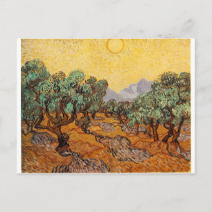 Carte Postale Les oliviers de Vincent Van Gogh (Oliviers)
