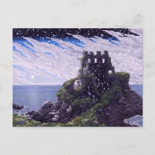 Carte Postale Les ombres du château (Devant)