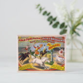 Carte Postale Les Orfords - Poster du cirque William & Ella Orfo (Debout devant)