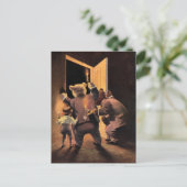 Carte Postale Les ours de Roosevelt comme détectives de l'ours e (Debout devant)