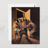 Carte Postale Les ours de Roosevelt comme détectives de l'ours e (Devant / Derrière)