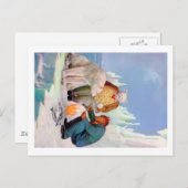 Carte Postale Les ours de Roosevelt vont pêcher en Alaska (Devant / Derrière)