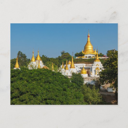 Carte Postale Les Pagodes de Mandalay (Devant)