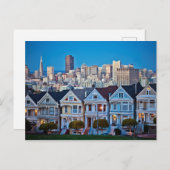 Carte Postale Les Painted Ladies & la ligne d'horizon | San Fran (Devant / Derrière)