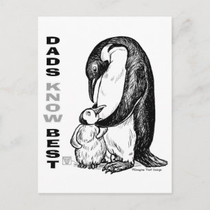 Carte Postale Les papas connaissent mieux