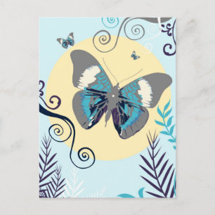 Carte Postale Les papillons du jour
