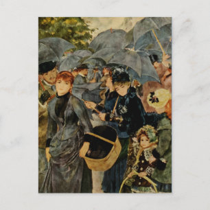 Carte Postale Les parapluies de Pierre-Auguste Renoir (1883)