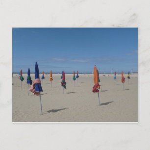 Carte Postale Les parasols de Deauville