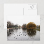 Carte Postale Les parcs de LONDRES (Devant / Derrière)